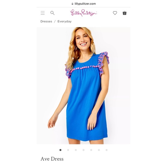 NWT! Lilly Pulitzer Ave Dress, XXS - Picture 1 of 10